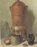 Jean Baptiste Simeon Chardin The Copper Urn (mk05) oil painting reproduction